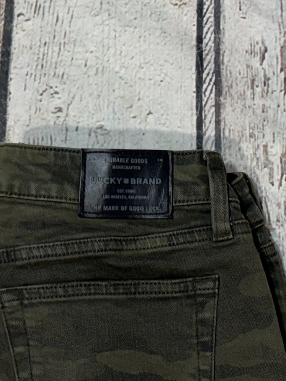 Lucky Brand Camouflage Denim Jeans Pants Women's
